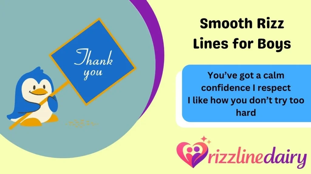 Smooth Rizz Lines for Boys