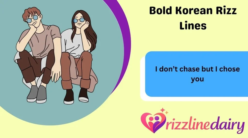 Bold Korean Rizz Lines