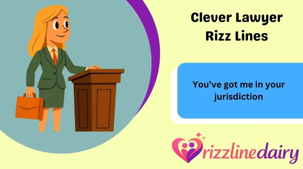 Clever Lawyer Rizz Lines