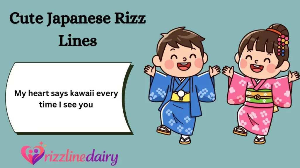 Cute Japanese Rizz Lines