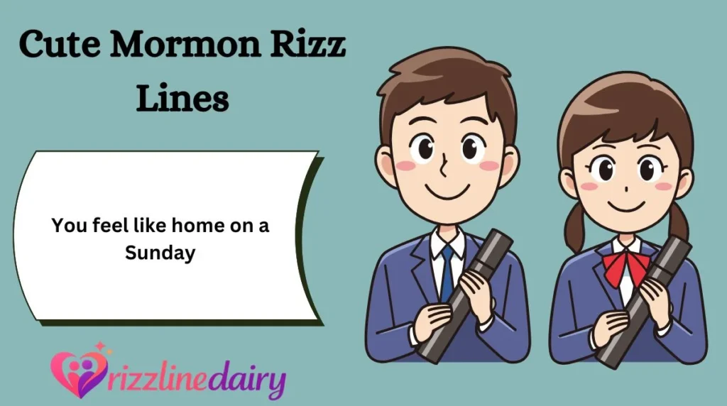 Cute Mormon Rizz Lines