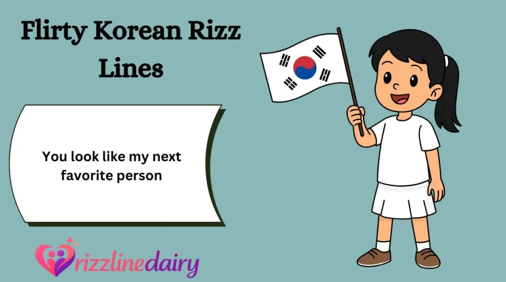 Flirty Korean Rizz Lines