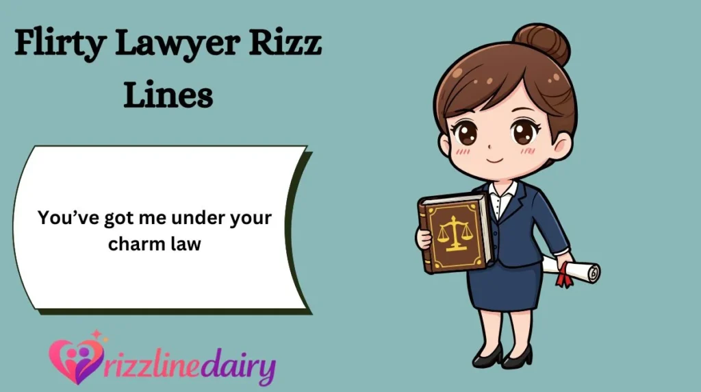 Flirty Lawyer Rizz Lines