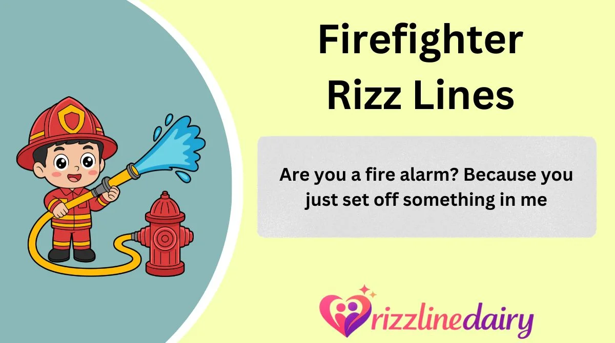 Firefighter Rizz Lines