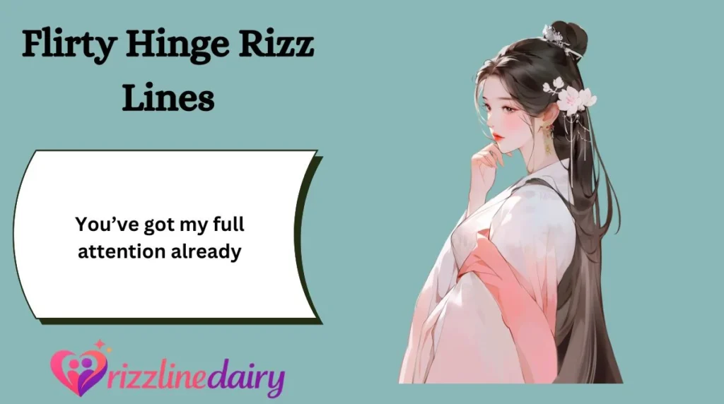 Flirty Hinge Rizz Lines