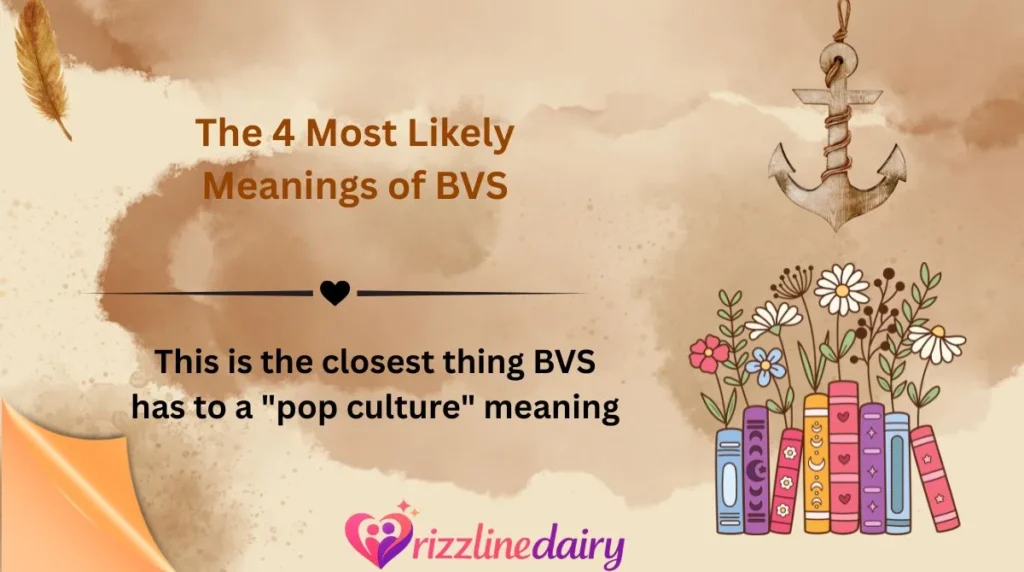 The 4 Most Likely Meanings of BVS