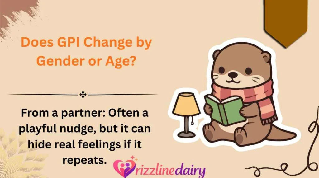 Does GPI Change by Gender or Age?