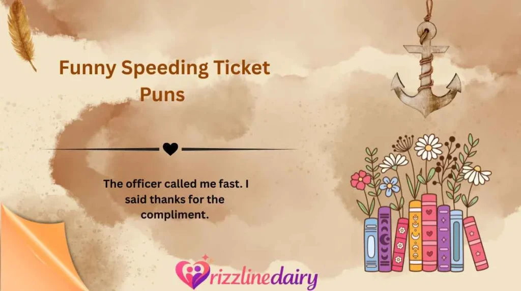 Funny Speeding Ticket Puns 