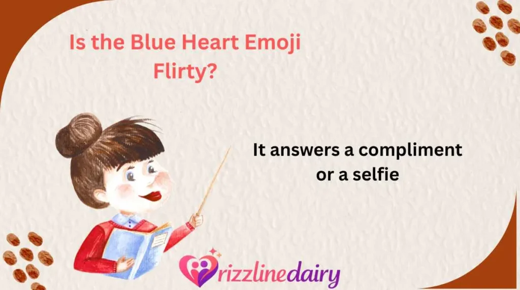 Is the Blue Heart Emoji Flirty?