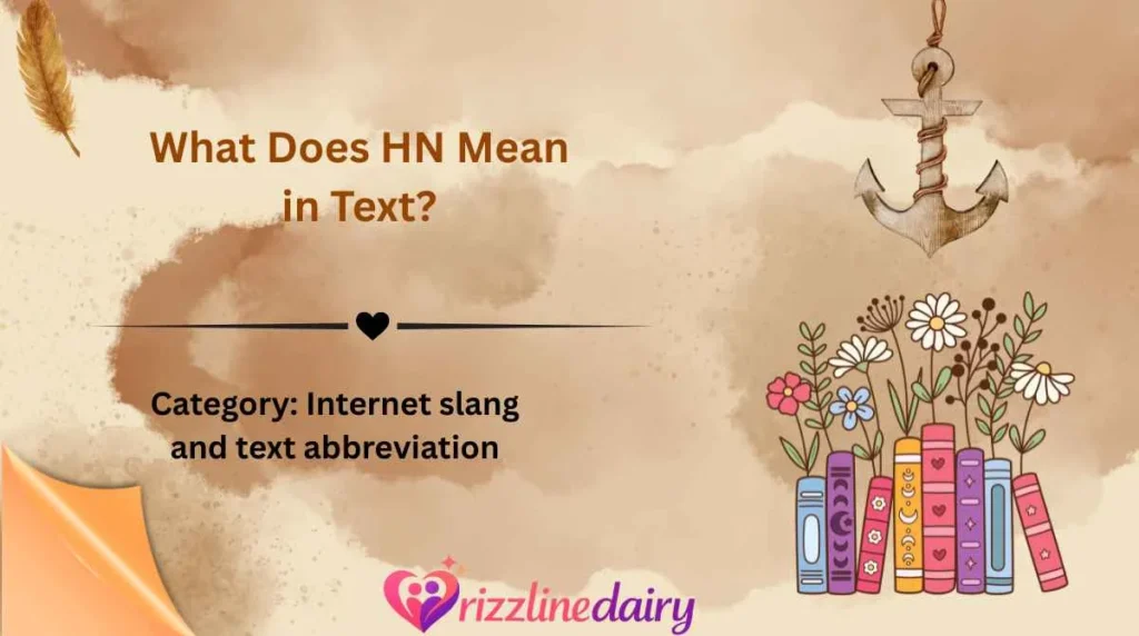 What Does HN Mean in Text?