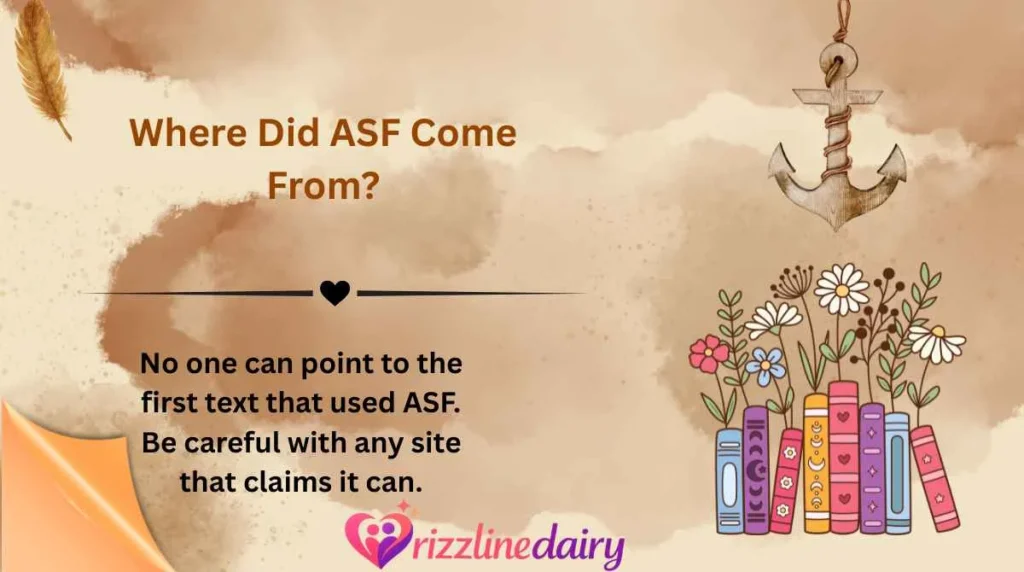 Where Did ASF Come From?